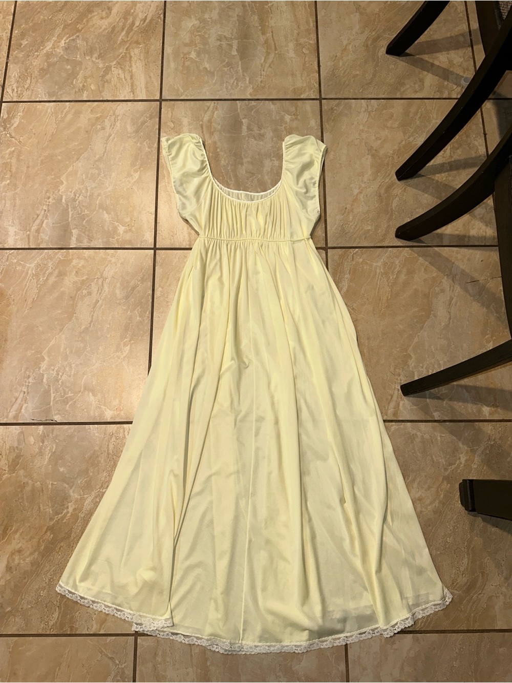 Yellow Vintage Claire Sandra Lucie Ann Nightgown